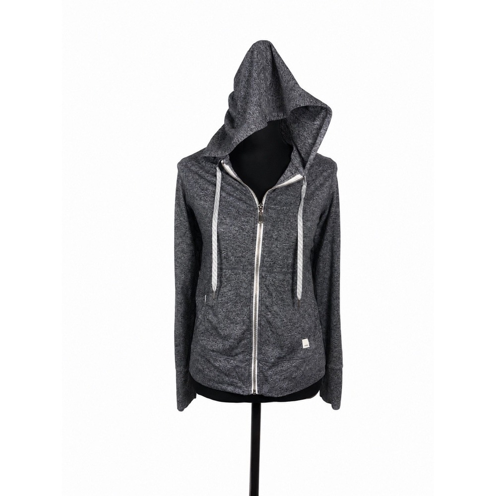 Vuori Womens Halo Performance Hoodie 2.0 Gray Size Small